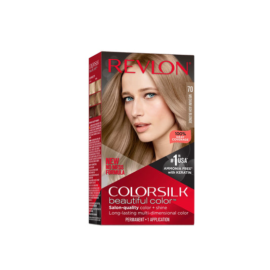 Revlon Color Silk Blonde Medium Ash NO 70