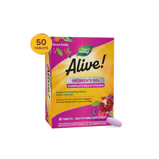 Alive Womens 50+ Complete Multivitamin 50 Tab