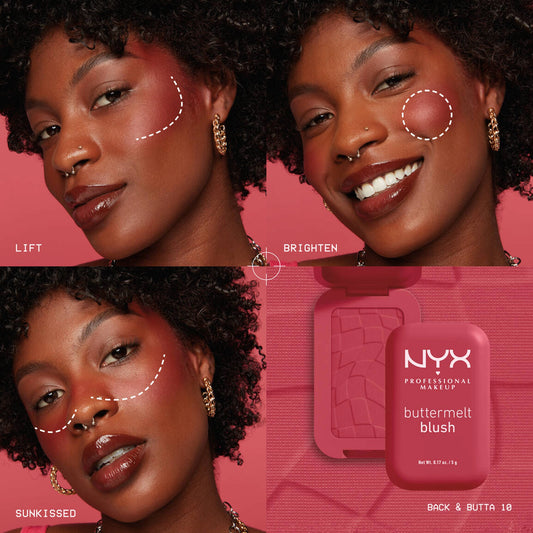 NYX BUTTERMELT BLUSH (BMB10) BACK AND BUTTA 5G