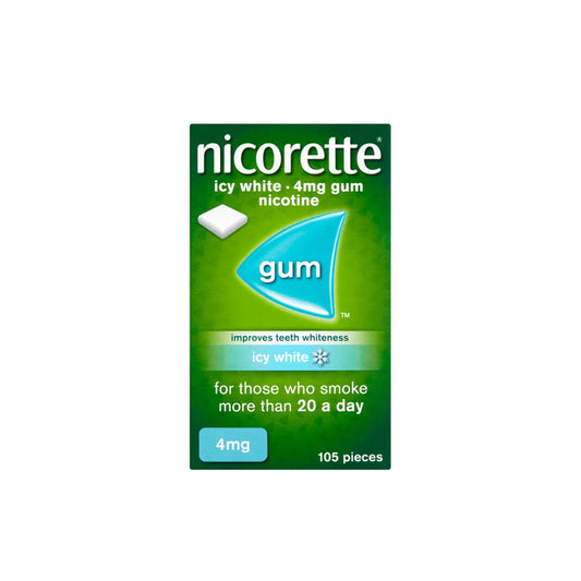 Nicorette Icy White 4 Mg Gum 105 Pcs