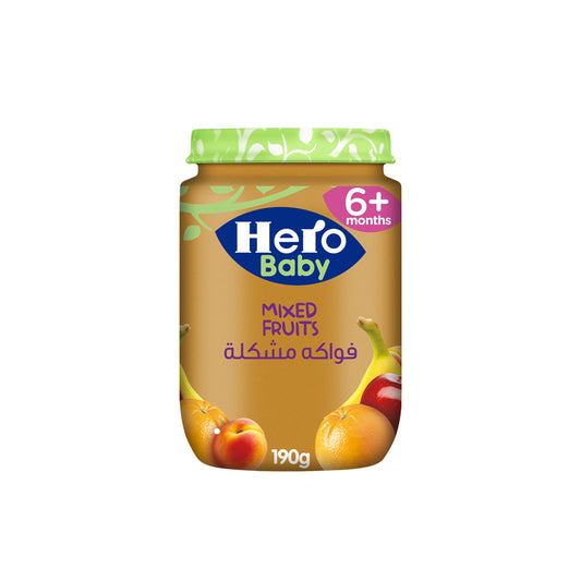 Hero Baby Mixed Fruits Puree (6+ Months) 190 gr