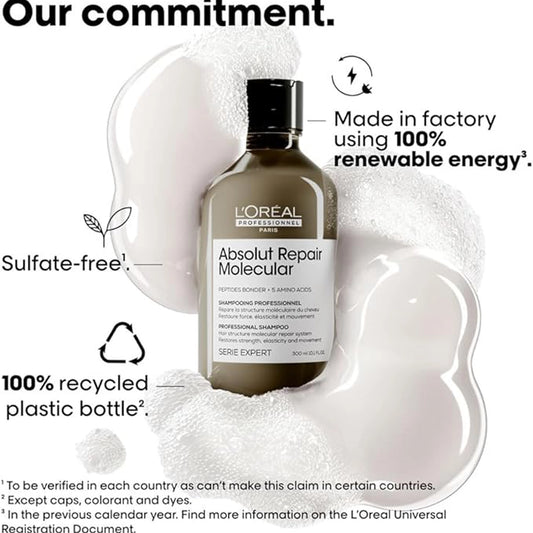 L'Oreal Professional Pro Absolut Repair Molecular Shampoo 300 ML