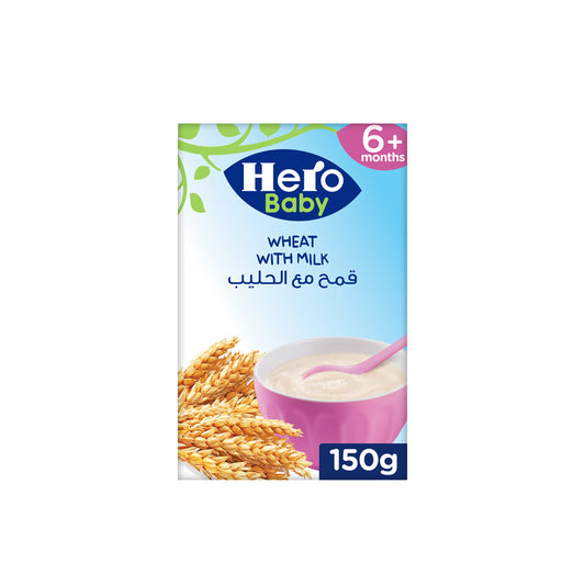 Hero Baby Wheat Cereal with Milk (6+ Months) 150 gr