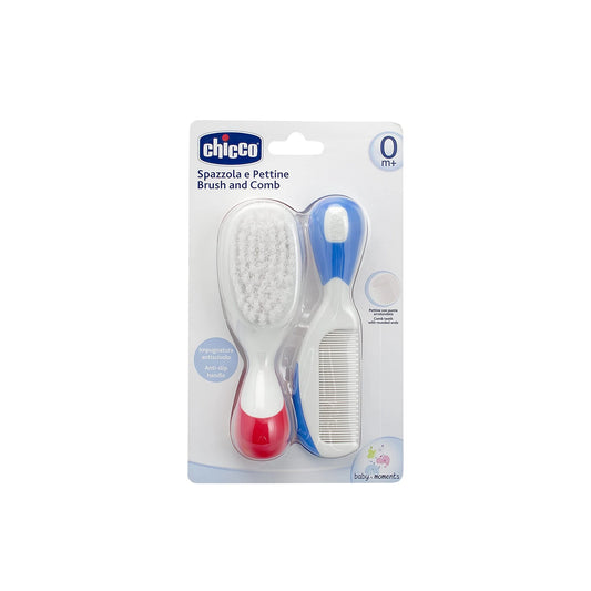 Chicco Natural Silk Brush and Comb (0+ Months) 1 pack