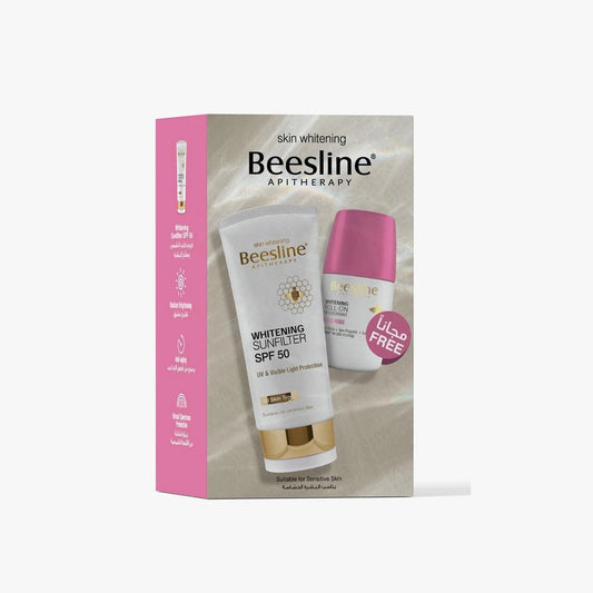 BEESLINE WHIENING SU SPF 50 + ROLL-ON ELDER ROSE