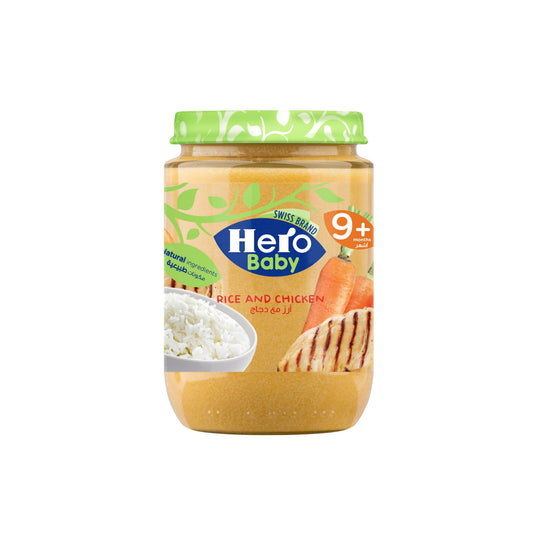 Hero Baby Rice & Chicken Puree (9+ Months) 190 gr