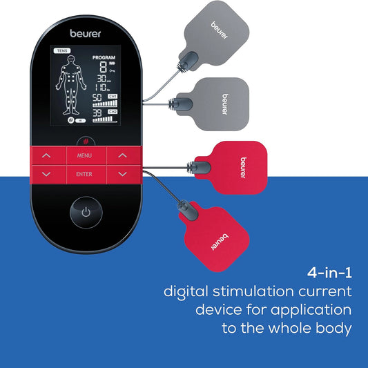 Beurer Digital TENS & EMS Massage & Relaxation Stimulator for Muscle Training & Pain Relief - EM59