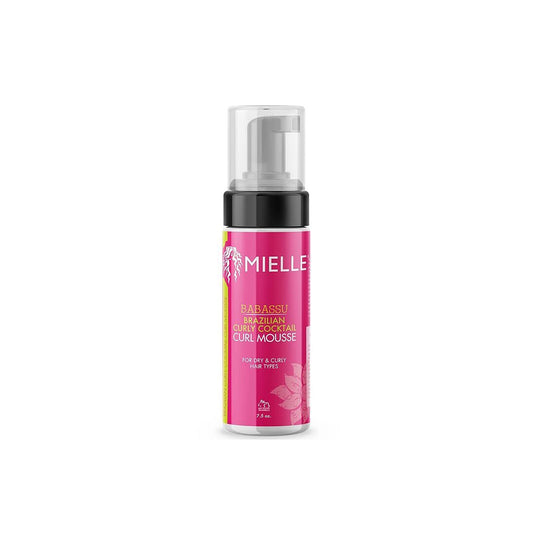 Mielle Organics Babassu Brazilian Curly Cocktail Hair Mousse for Dry & Curly Hair 220ml