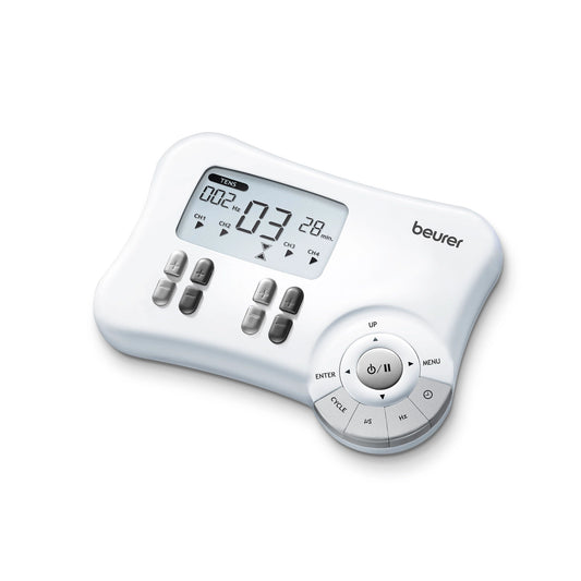 Beurer 3in1 Digital TENS & EMS Unit - White, EM 80