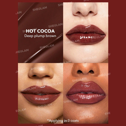 Sheglam Pout Perfect Shine Lip Plumper Hot Cocoa