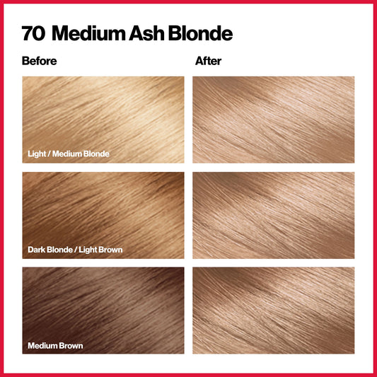 Revlon Color Silk Blonde Medium Ash NO 70