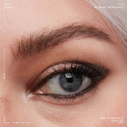 NYX Zero to Brow Longwear Eyebrow Gel 03 Taupe 2ml
