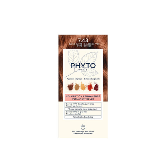 Phyto Color 7.43 (Golden Copper Blonde)