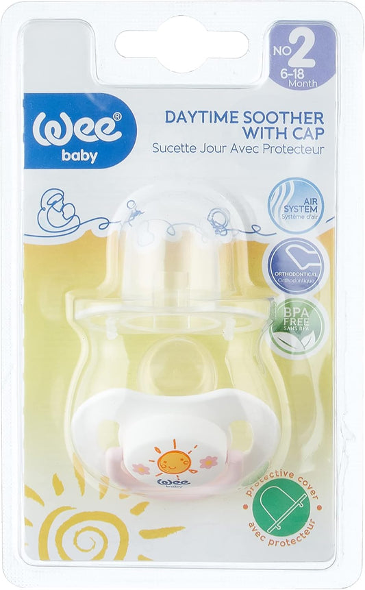 Wee Baby Daytime Soother 6-18 MON WITH CAP 7826
