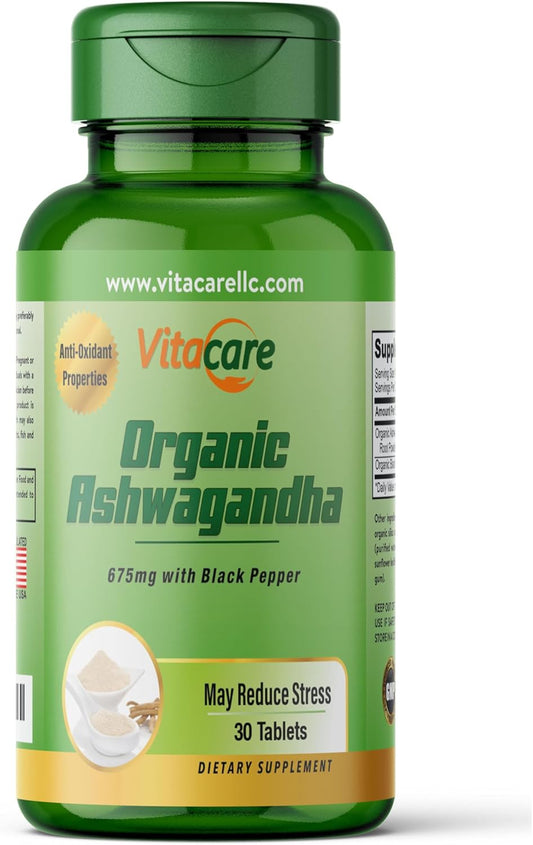 Vitacare Organic Ashwagandha 30 TAB
