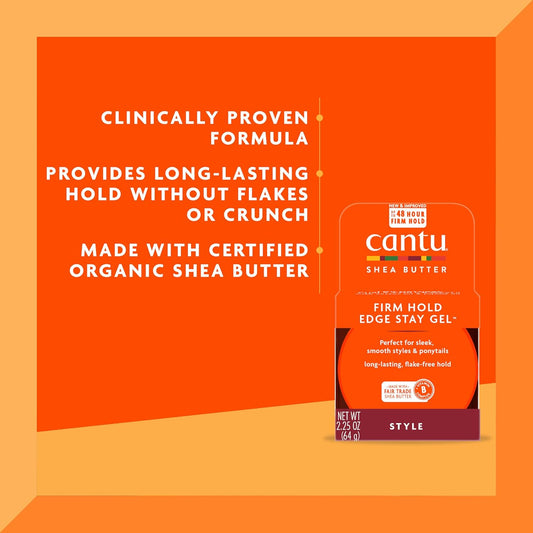 Cantu Edge Stay Gel 64G