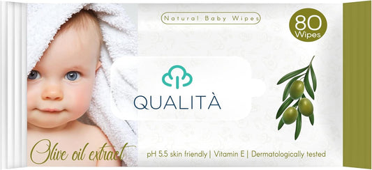 Qualita Diaper Baby Wipes 80
