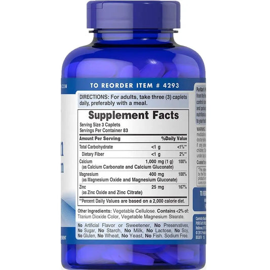 PURITANS PRIDE CALCIUMMAGNE VIT D3 120 CAP