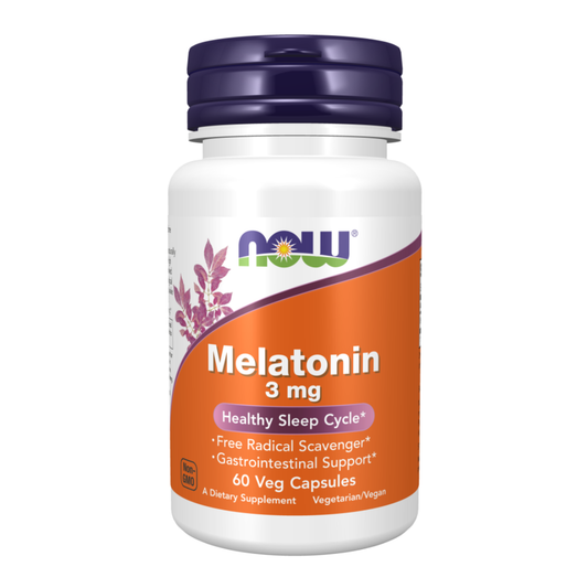 NOW MELATONIN 3MG 60CAP