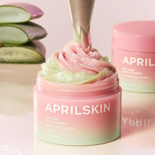 APRILSKIN PINK ALOE PACK CLEANSER 120 G