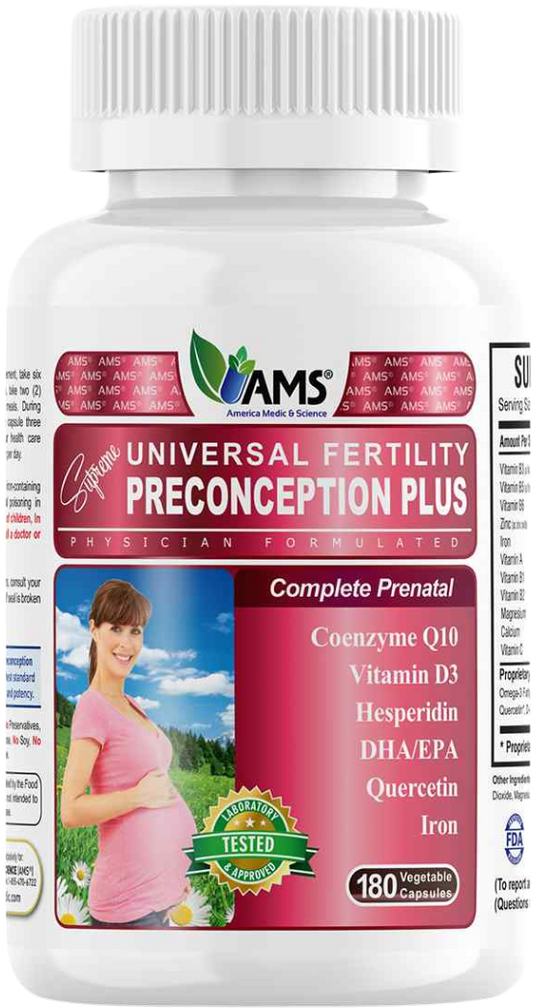 AMS PRECONCEPTION PLUS for Women 180 caps