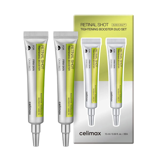 Celimax Retinal Shot Duo Set 1x1 15ml For Anti Aging Pore Tightening And Wrinkle Smoothing