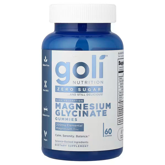 Goli Nutrition Zero Sugar Magnesium 60 Gummy