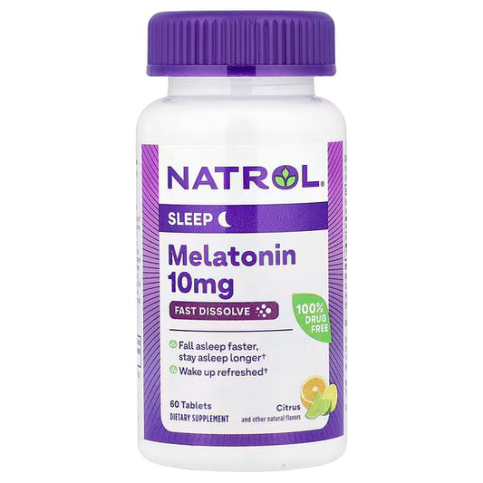 NATROL MELATONIN 10 MG 60 GUMMIES