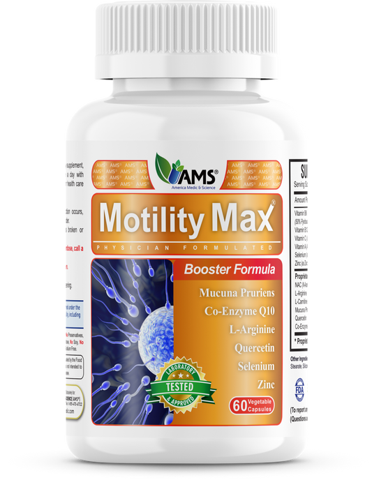 AMS MOTILITY MAX For Men 60 caps
