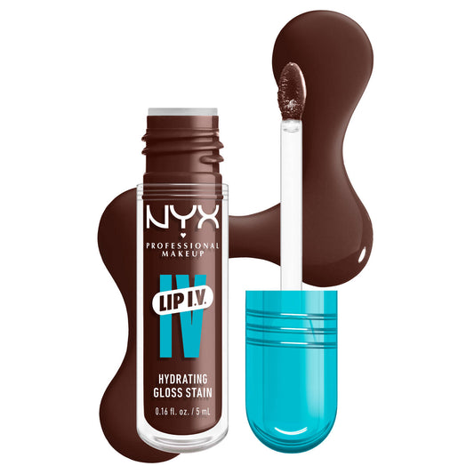 NYX LIP I.V HYDRATING GLOSS SERUM 06 ESPRESSO 5ML