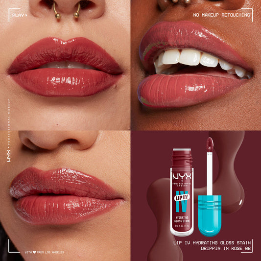 NYX LIP I.V HYDRATING GLOSS SERUM 08 DRIPPIN 5ML