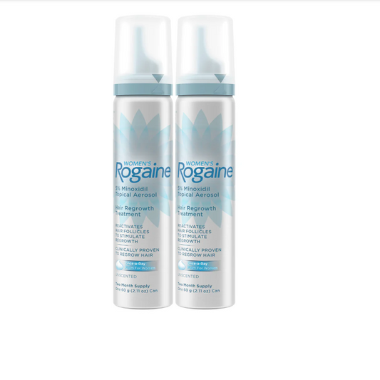 ROGAINE WOMEN FOAM 2BOTTLES OF 60 G