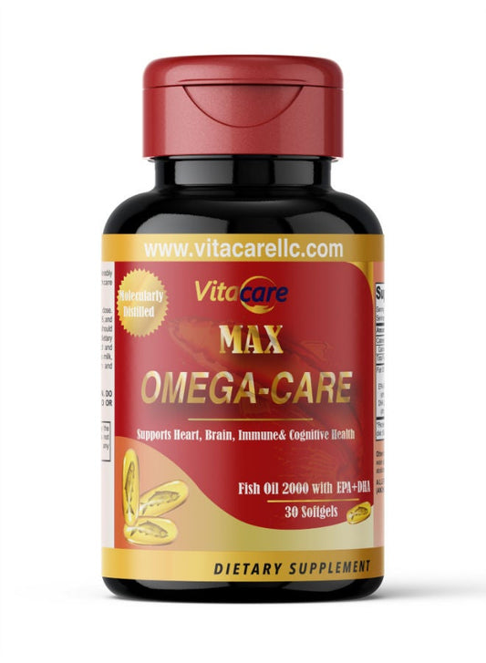Vitcare Max Omega Care Fish Oil 2000 MG SOFTGELS