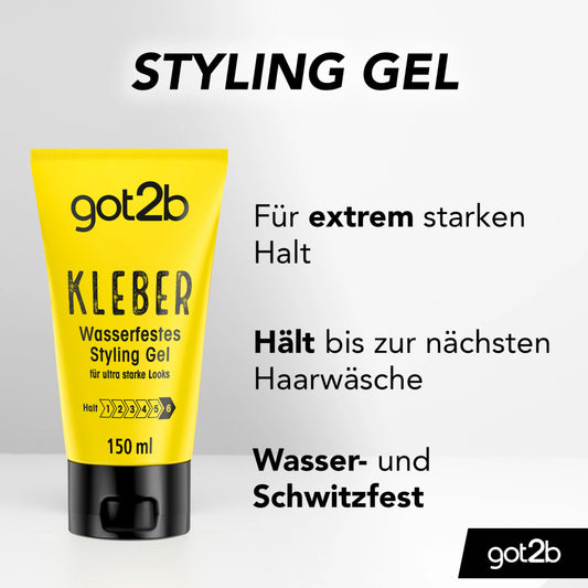 Got2B Kleber Wasserfest Styling Gel 150 ML