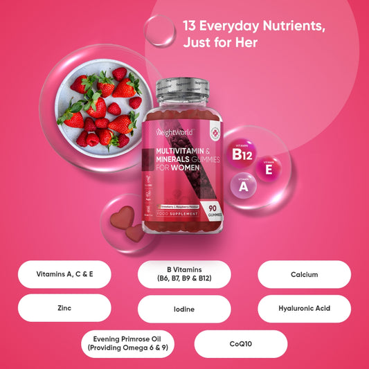 Weight World Multivitamins & Minerals Women 90 GUMMI